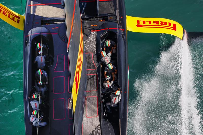 Luna Rossa Prada Pirelli is in the box seat to step forward into the America's Cup match photo copyright America's Cup Media taken at Royal New Zealand Yacht Squadron and featuring the AC75 class