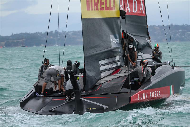 Luna Rossa Prada Pirelli - Day 2 - Prada Cup Finals  - Auckland - 36th America's Cup photo copyright Richard Gladwell / Sail-World.com taken at Royal New Zealand Yacht Squadron and featuring the AC75 class