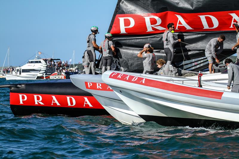 Luna Rossa - America's Cup - Day 3 - March 13, , Course A photo copyright Richard Gladwell / Sail-World.com taken at Royal New Zealand Yacht Squadron and featuring the AC75 class