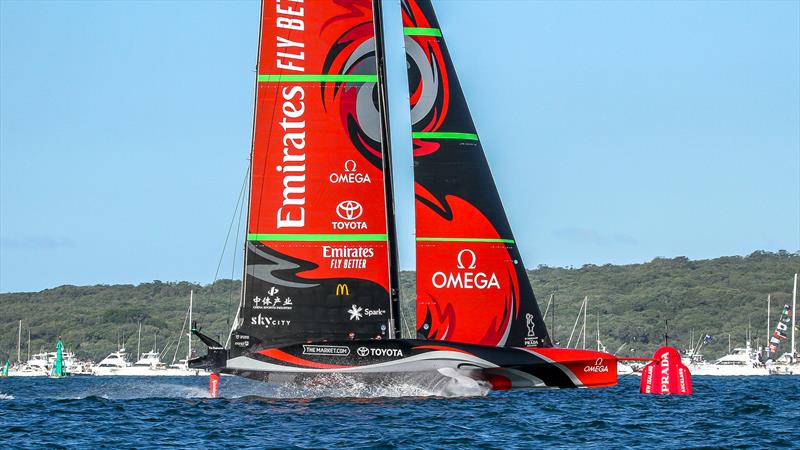 Emirates Team NZ wins Race 6 - America's Cup - Day 3 - March 13, , Course A photo copyright Richard Gladwell / Sail-World.com taken at Royal New Zealand Yacht Squadron and featuring the AC75 class