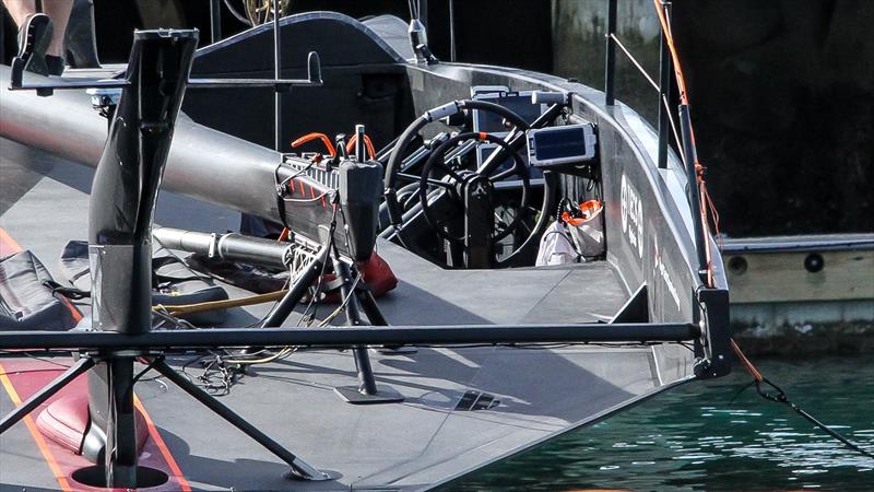 Getting in the right position to get a useful detail shot is a key skill for a spy. - photo © Richard Gladwell - Sail-World.com/nz