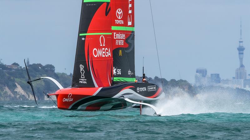 Getting the right shot angle, a good contrasting background, correct light angle all while the target is sailing at 50kts and trying to avoid the camera is all part of the black art of reconnaissance - photo © Richard Gladwell - Sail-World.com/nz