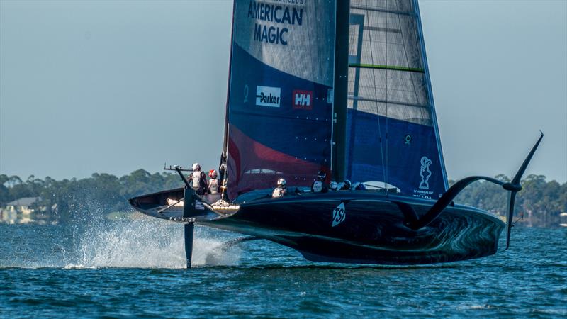 American Magic -  AC75 - November 14, 2022 - Pensacola, Fl photo copyright Paul Todd/America's Cup taken at New York Yacht Club and featuring the AC75 class