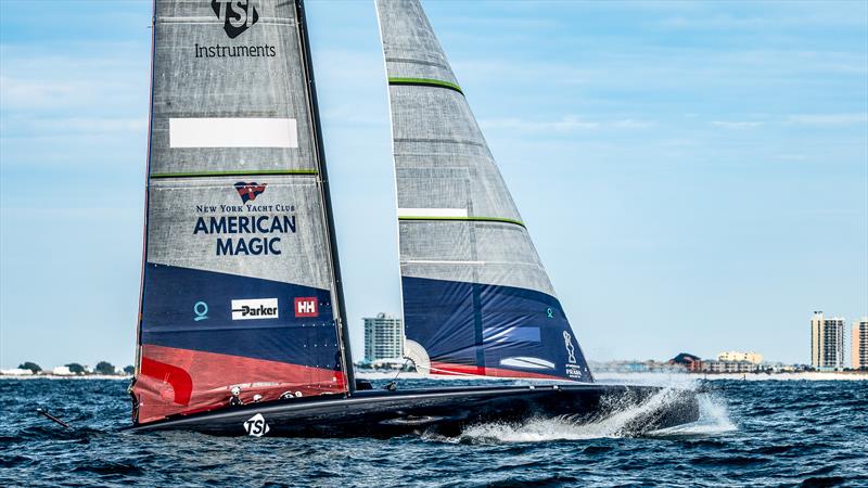 American Magic -  Patriot - AC75 - December 19, 2022 - Pensacola, Florida photo copyright Paul Todd/America's Cup taken at New York Yacht Club and featuring the AC75 class