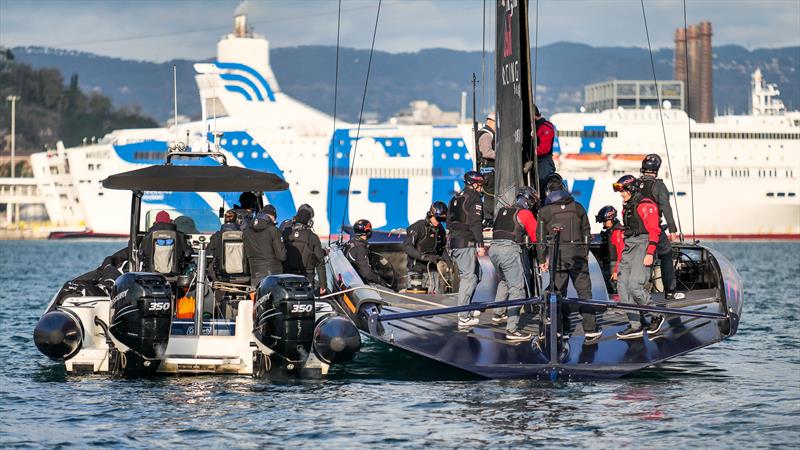 Alinghi Red Bull Racing -  AC75 - January 27, 2023 - Barcelona - photo © Alex Carabi / America's Cup