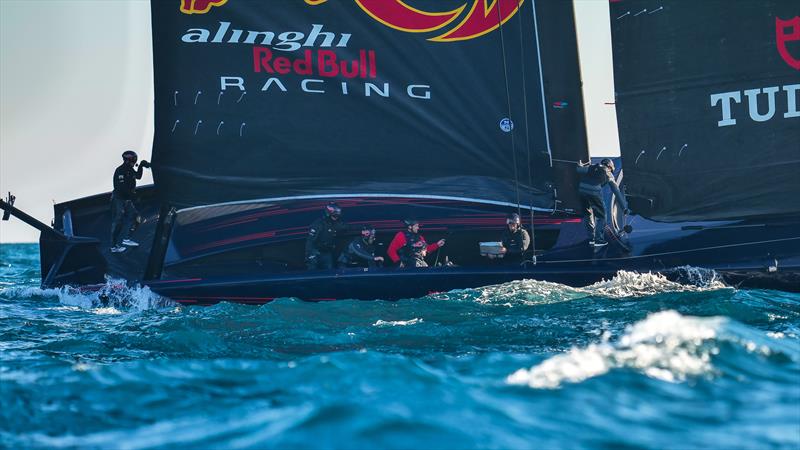 Alinghi Red Bull Racing -  AC75 - January 30, 2023 - Barcelona photo copyright Alex Carabi / America's Cup taken at Société Nautique de Genève and featuring the AC75 class