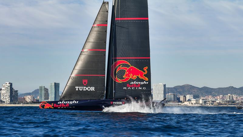 Alinghi Red Bull Racing -  AC75 - January 30, 2023 - Barcelona - photo © Alex Carabi / America's Cup