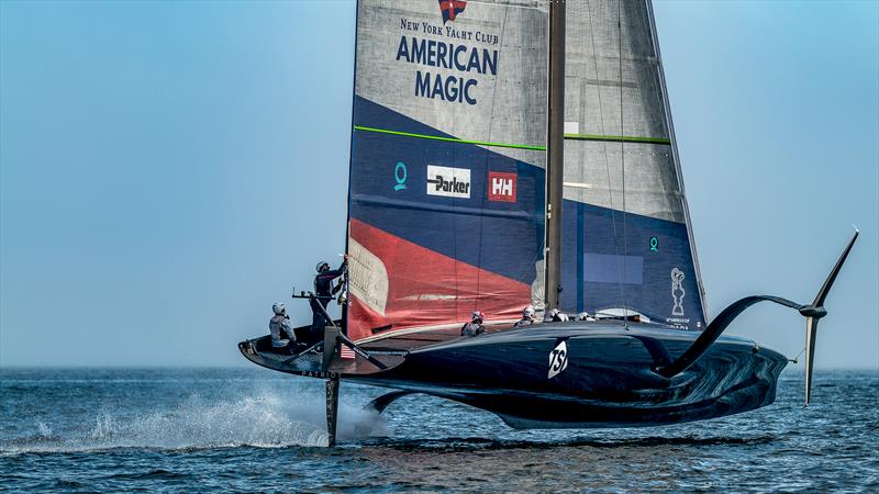 American Magic - Patriot -  AC75 - January 30, 2023 - Pensacola photo copyright Paul Todd/America's Cup taken at New York Yacht Club and featuring the AC75 class