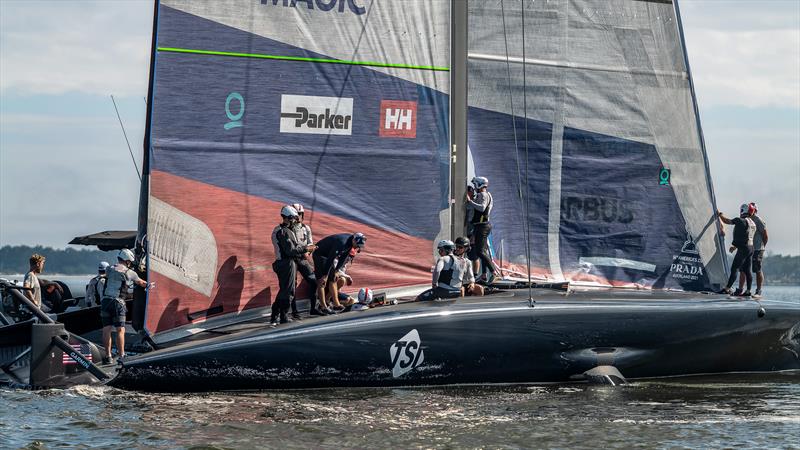 American Magic  -  AC75 - January 31, 2023 - Pensacola photo copyright Paul Todd/America's Cup taken at New York Yacht Club and featuring the AC75 class