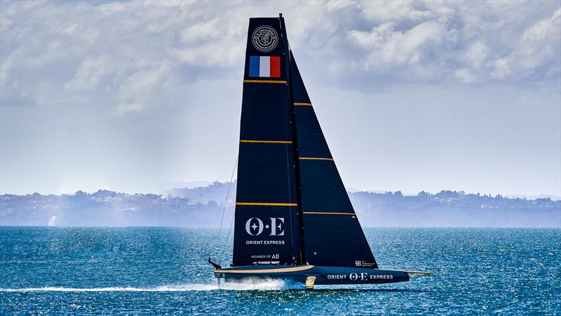 The French K-Challenge is now the Orient Express photo copyright Geoff McKay taken at Società Triestina Sport del Mare and featuring the AC75 class