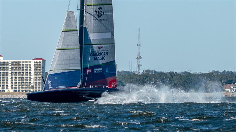 American Magic  -  AC75 - February 3, 2023 - Pensacola - photo © Paul Todd/America's Cup