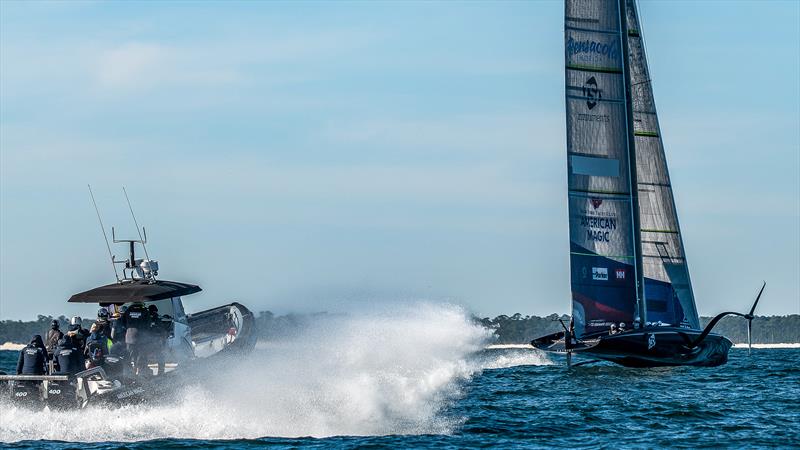 American Magic  -  AC75 - February 4, 2023 - Pensacola - photo © Paul Todd/America's Cup