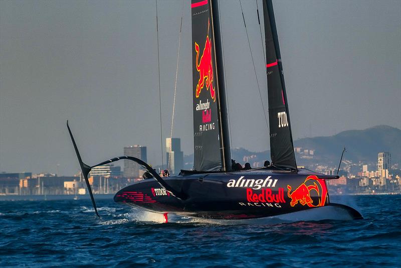  AC75 - Alinghi Red Bull Racing - March 4, 2023 - Barcelona - Day 47 photo copyright Alex Carabi / America's Cup taken at Société Nautique de Genève and featuring the AC75 class