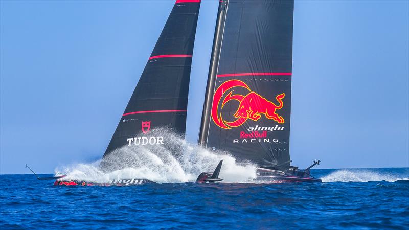  AC75 - Alinghi Red Bull Racing - March 4, 2023 - Barcelona - Day 47 photo copyright Alex Carabi / America's Cup taken at Société Nautique de Genève and featuring the AC75 class