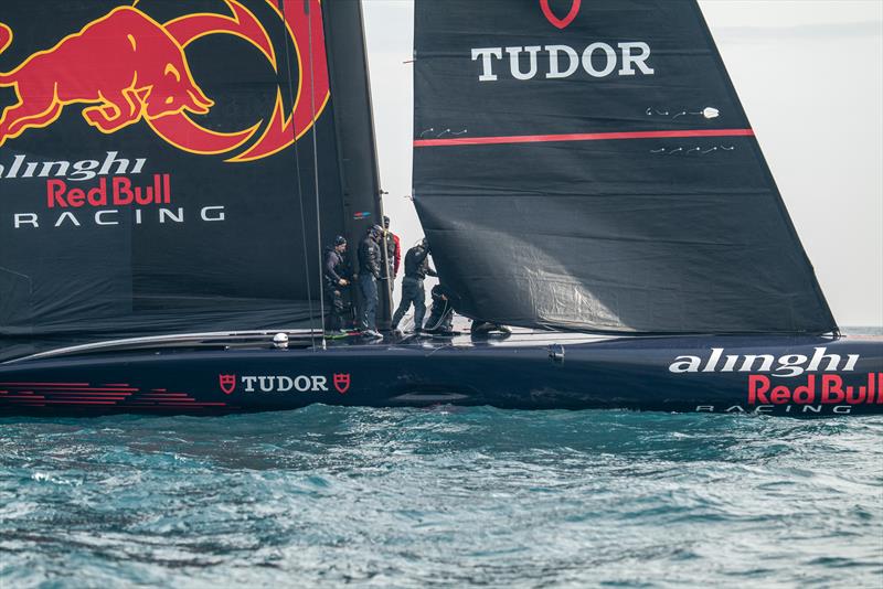  AC75 - Alinghi Red Bull Racing - March 7, 2023 - Barcelona - Day 48 photo copyright Alex Carabi / America's Cup taken at Société Nautique de Genève and featuring the AC75 class