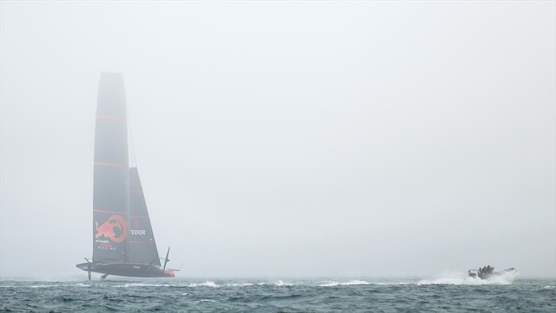 AC75 - Alinghi Red Bull Racing - March 13, 2023 - Barcelona - Day 49 photo copyright Alex Carabi / America's Cup taken at Yacht Club de Genève and featuring the AC75 class