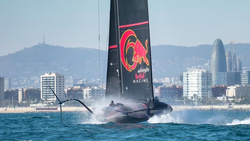 AC75 - Alinghi Red Bull Racing - March 13, 2023 - Barcelona - Day 49 photo copyright Alex Carabi / America's Cup taken at Yacht Club de Genève and featuring the AC75 class
