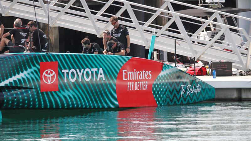 Emirates Team NZ - AC75 V2 - Launch - March 20, 2023 - photo © Richard Gladwell - Sail-World.com/nz