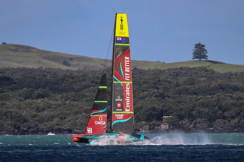 Emirates Emirates Team New Zealand - Waitemata Harbour - April 3, 2023 - photo © Richard Gladwell / Sail-World.com/nz