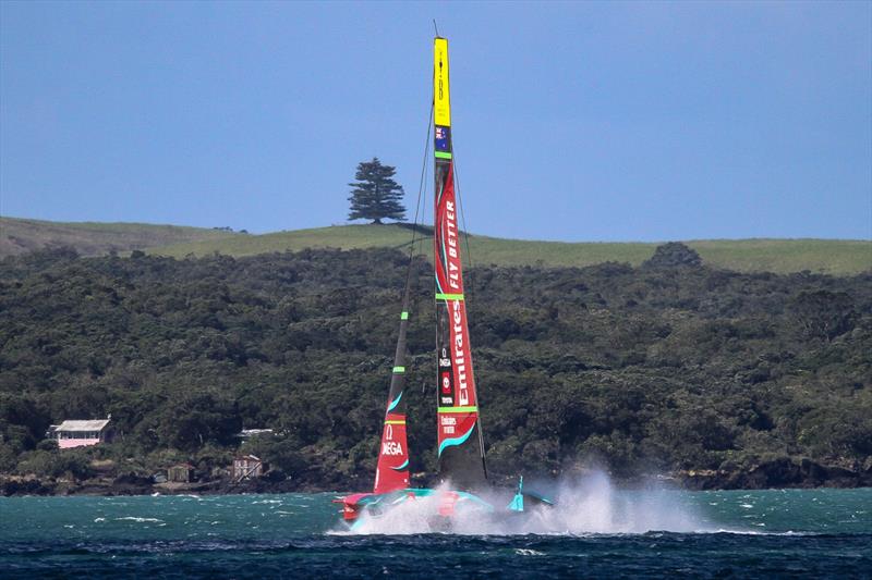 Emirates Emirates Team New Zealand - Waitemata Harbour - April 3, 2023 - photo © Richard Gladwell / Sail-World.com/nz