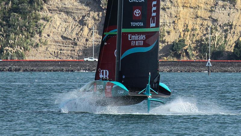 Emirates Team New Zealand - Waitemata Harbour - April 5, 2023 - photo © Richard Gladwell / Sail-World.com / nz