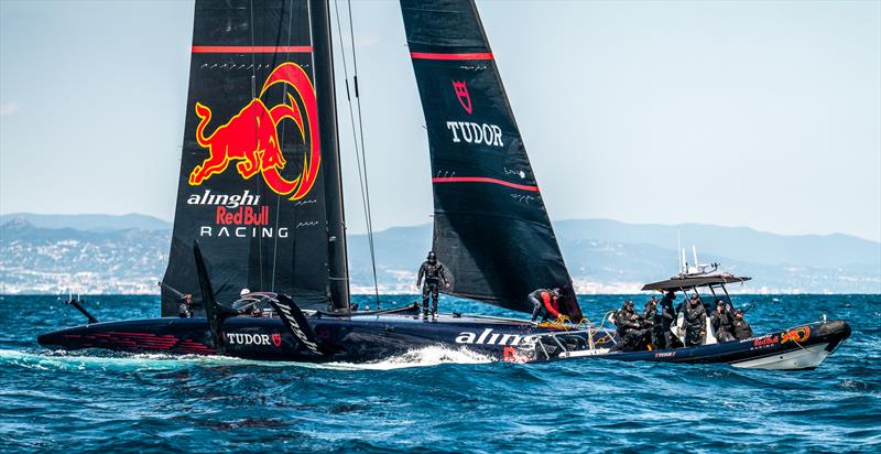  Alinghi Red Bull Racing - AC75  - Day 63 - May 17, 2023 - Barcelona photo copyright Alex Carabi / America's Cup taken at Société Nautique de Genève and featuring the AC75 class