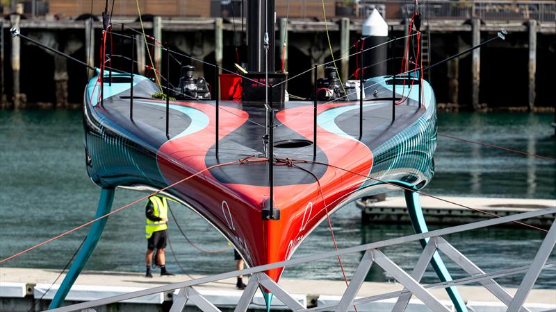 Emirates Team New Zealand- AC75 - Day 1 - April 12, 2024 - Auckland - photo © Sam Thom/America's Cup