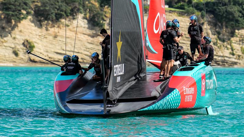 Emirates Team New Zealand- AC75 - Day 3 - April 15, 2024 - Auckland - photo © Sam Thom/America's Cup