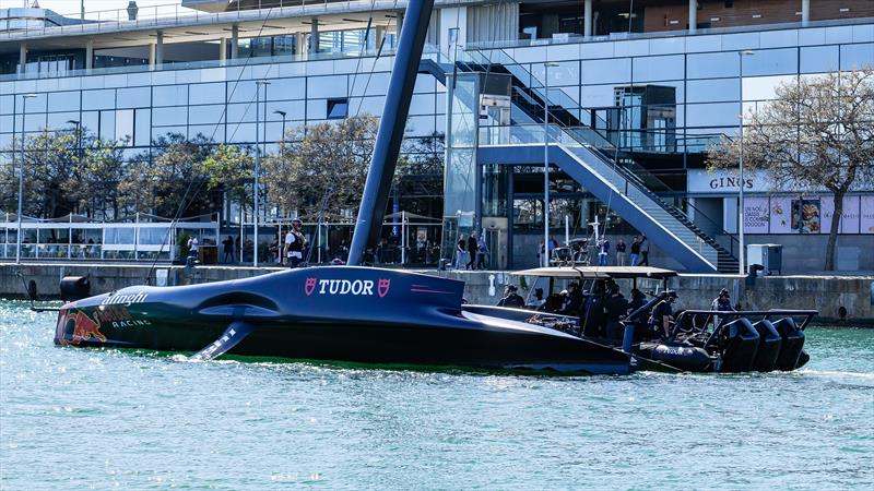 Alinghi Red Bull Racing - AC75 - Day 1 - April 16, 2024 - Barcelona - photo © Ugo Fonolla / America's Cup