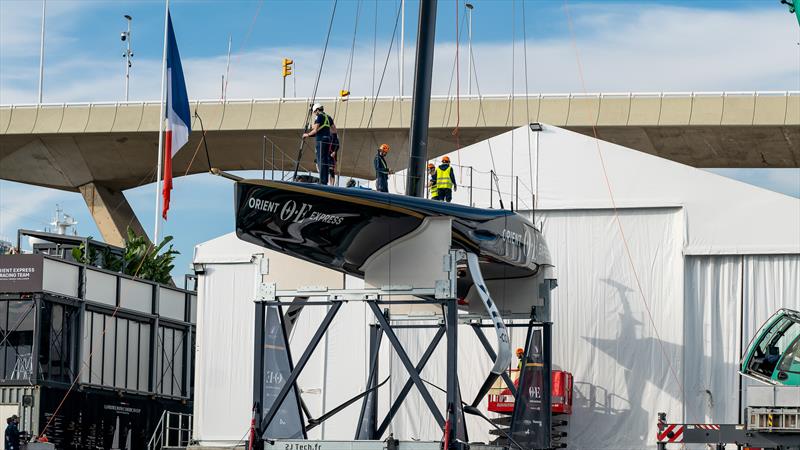 Orient Express - AC75 - Day 0 - May 25, 2024 - Barcelona - photo © Ivo Rovira / America's Cup