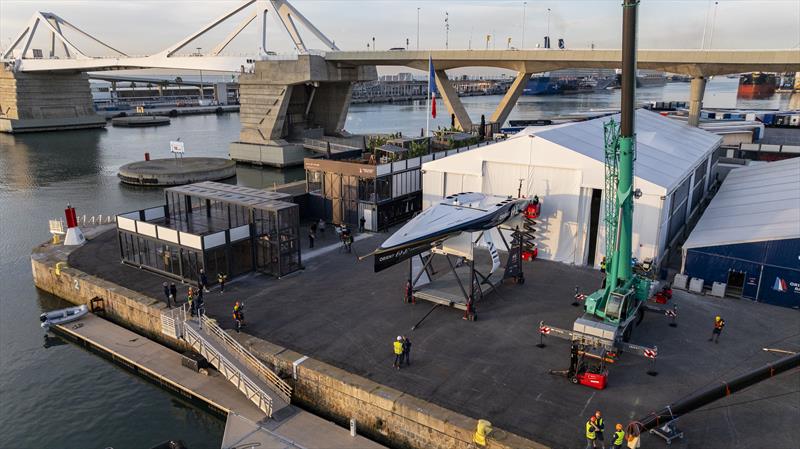 Orient Express - AC75 - Day 0 - May 25, 2024 - Barcelona - photo © Orient Express Racing