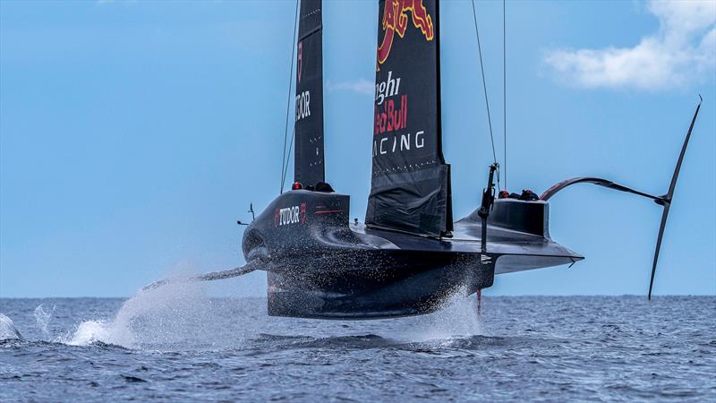 Alinghi Red Bull Racing - AC75  - Practice Session - Barcelona - August 15, 2024 photo copyright Ian Roman / America's Cup taken at Royal New Zealand Yacht Squadron and featuring the AC75 class