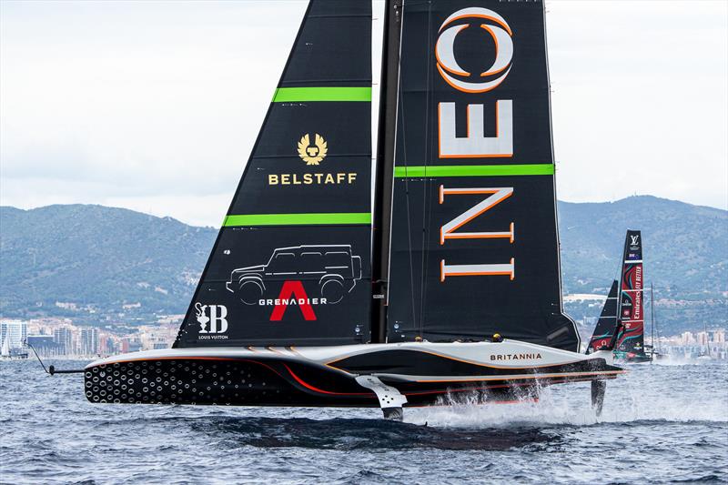 INEOS Britannia was the flagship for several of the major INEOS brands - 2024 America's Cup - Oct 18, 2024 - photo © Ian Roman / America's Cup