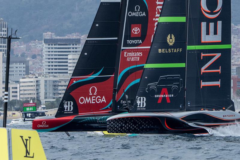 As well as determining the winner of the 37th America's Cup, the Match also determined who would be Challenger of Record for the 38th America's Cup - October 12, 2024 - America's Cup - Barcelona photo copyright Ian Roman / America's Cup taken at Royal New Zealand Yacht Squadron and featuring the AC75 class