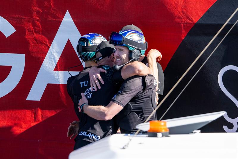 Winners - Emirates Team NZ -  37th America's Cup, October 19,2024 - Barcelona photo copyright Ricardo Pinto / America's Cup taken at Royal New Zealand Yacht Squadron and featuring the AC75 class