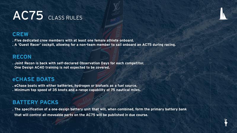 America's Cup Class Rule - Key Points - September 11, 2025 photo copyright America's Cup Media taken at Royal New Zealand Yacht Squadron and featuring the AC75 class