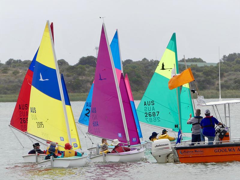The Sailability racing was tight and competitive - Goolwa Regatta Week 2018 photo copyright Chris Caffin taken at Goolwa Regatta Yacht Club and featuring the Hansa class