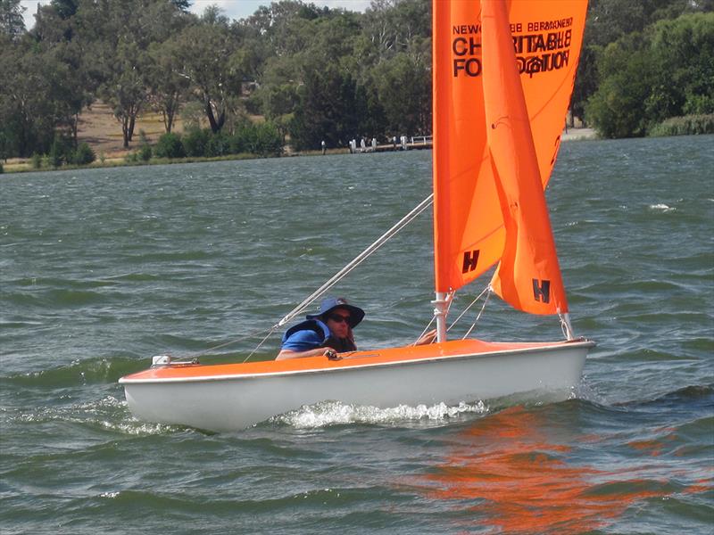 2018 ACT Hansa Regatta on Lake Burley Griffin photo copyright Matthew Owen taken at Canberra Yacht Club and featuring the Hansa class