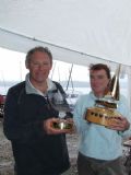 Crawford Reid & Isabelle Martin win the Albacore Scottish Championships © Karen McGinness