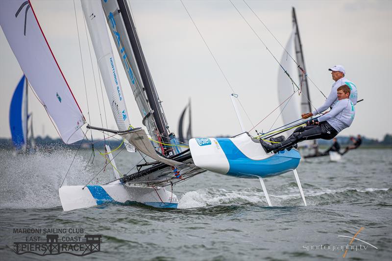 Simon Northrop & Caleb Cooper during the East Coast Piers Race - photo © Alex Irwin / www.sportography.tv