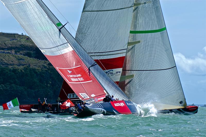 Racing in the 2009 Louis Vuitton Pacific Series on what will be Course C in the 2021 America's Cup - photo © Richard Gladwell