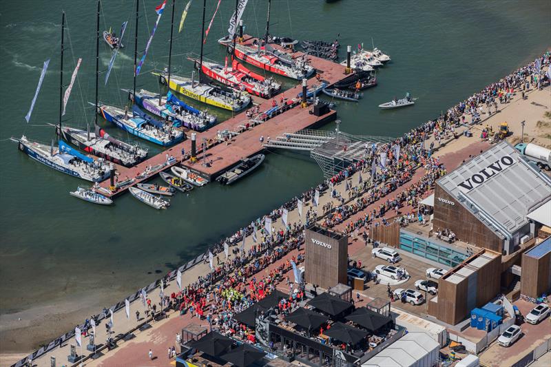 Scheveningen where Team The Netherlands is to establish an America's Cup Base was the venue for the Finish of the Volvo Ocean Race in June 2018 photo copyright Jen Edney / Volvo Ocean Race taken at Jachtclub Scheveningen and featuring the ACC class