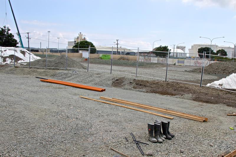 Remediation where oil tanks once stood  - Wynyard Point - America's Cup bases - January 30, 2019 - photo © Richard Gladwell