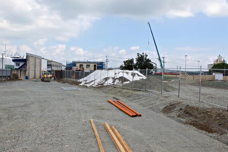 Remediation where oil tanks once stood  - Wynyard Point - America's Cup bases - January 30, 2019 photo copyright Richard Gladwell taken at  and featuring the ACC class