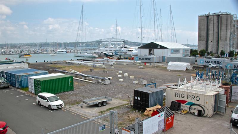 Site 18 which will become part of a super yacht servicing facility separate from the America's Cup base development - America's Cup bases - January 30, 2019 photo copyright Richard Gladwell taken at  and featuring the ACC class