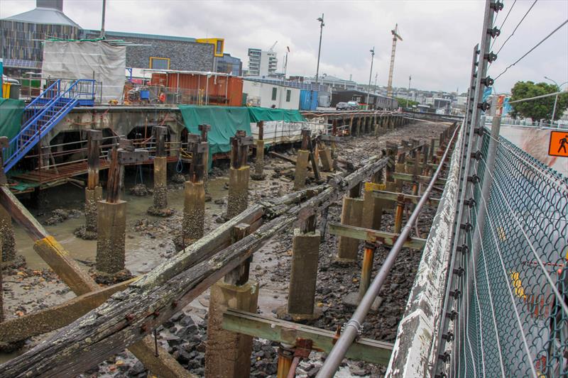 Wynyard Wharf requires considerable repair to be suitable for use - America's Cup Bases, Auckland, March 8, 2019 photo copyright Richard Gladwell taken at  and featuring the ACC class