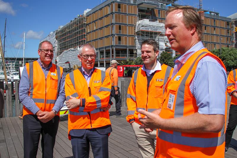 DutchSail visit - America's Cup Bases, Auckland, February 2019 photo copyright Richard Gladwell taken at  and featuring the ACC class