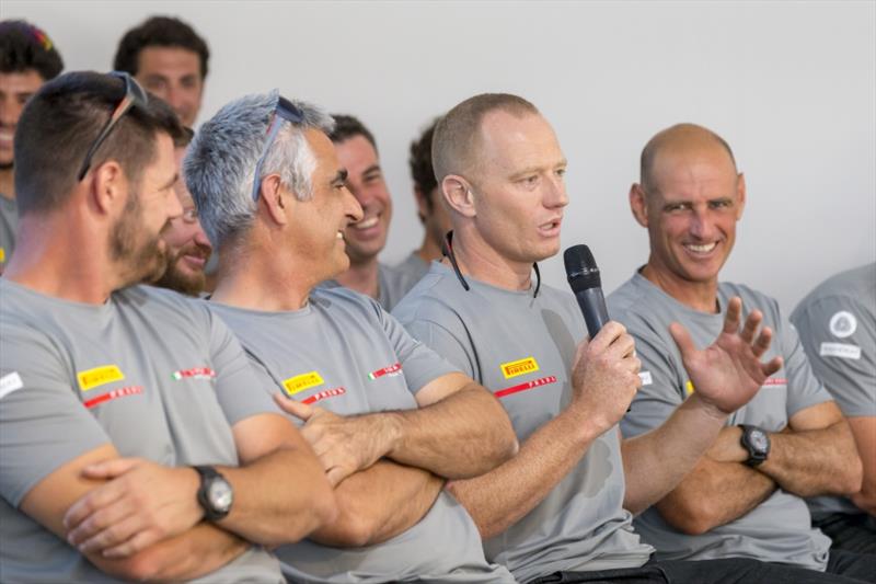 Jimmy Spithill speaking at the Luna Rossa Prada Pirelli Team presentation June 21, 2019 - photo © Luna Rossa