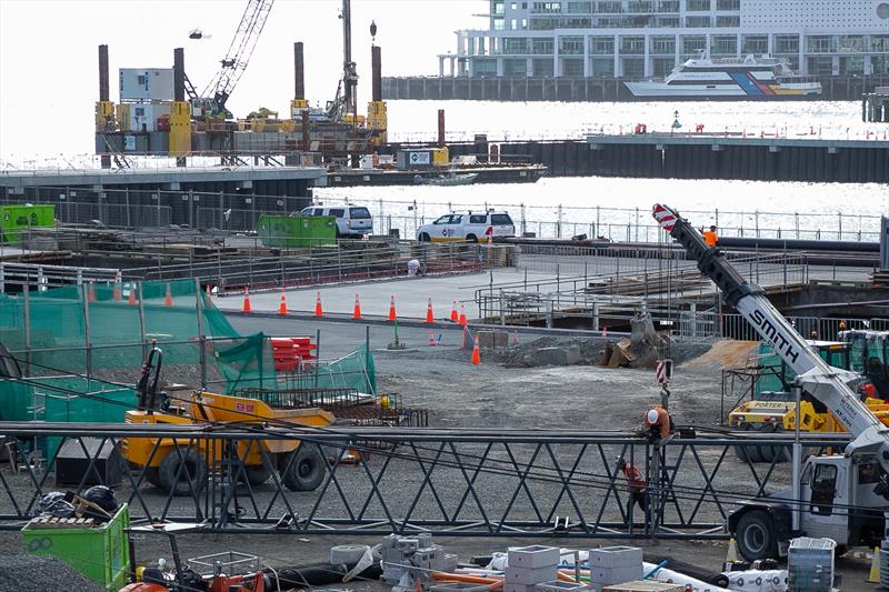 One of the AC75 access bridges to Wynyard Wharf - America's Cup Construction - January 7, 2019 - photo © Richard Gladwell / Sail-World.com