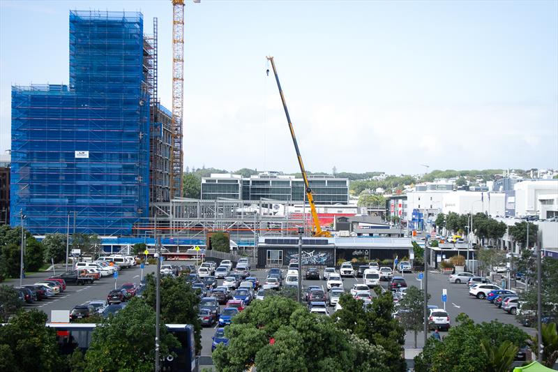 Other development in the Wynyard Quarter, the carpark in the foreground will become the International Broadcast Centre - America's Cup Construction - January 7, 2019 photo copyright Richard Gladwell / Sail-World.com taken at Royal New Zealand Yacht Squadron and featuring the ACC class